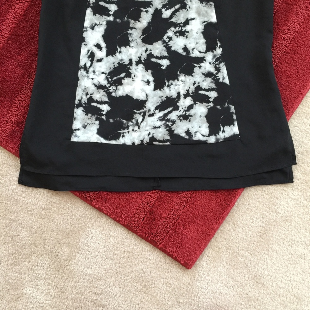 Cynthia Rowley XS Tank Back Zipper Abstract Print - Picture 4 of 8